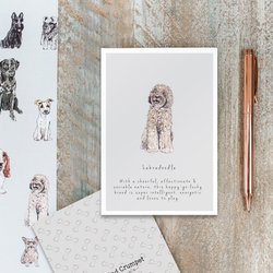 Its a Dog's Life Card - Labradoodle